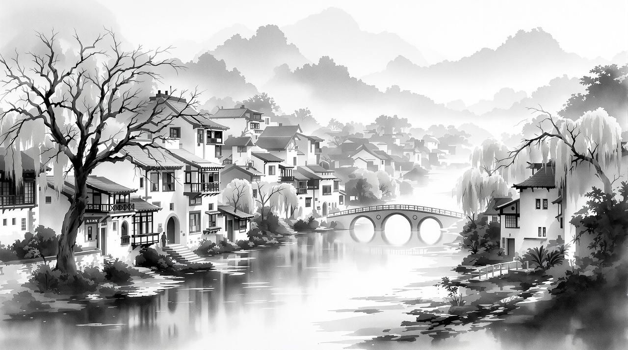 水墨江南
